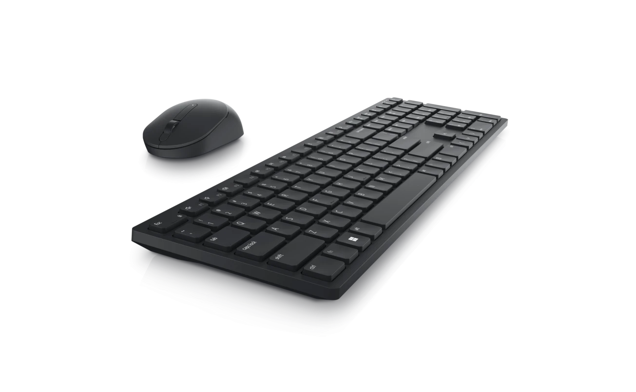 Dell Pro Keyboard and Mouse - KM5221W - US English - Black